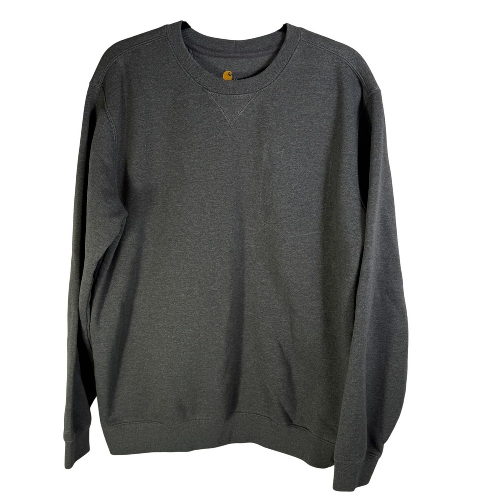 Carhartt Mens Original Fit Crewneck Sweatshirt Charcoal Gray Medium 100127